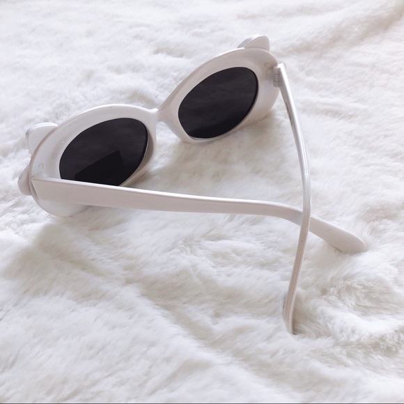 [SB] Everly White Toddler Girl Fashion Sunglasses - Picture 7 of 9